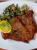 Milanesas de cuadril; con champignon a la provenzal