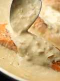 Salmão Cremoso com Molho Aromático