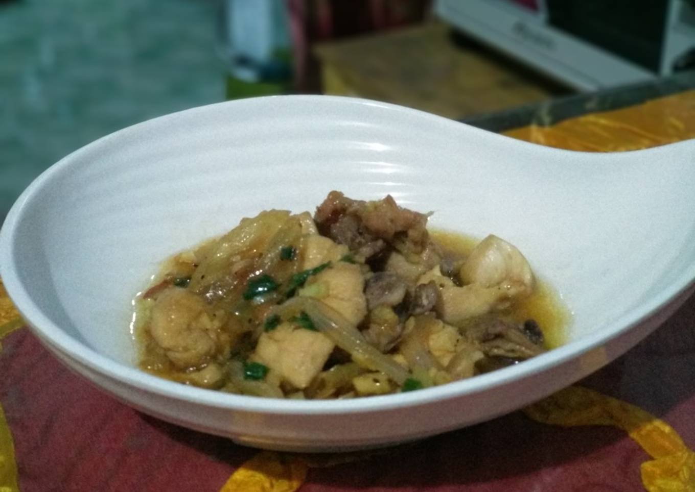Bagaimana Membuat Ayam goreng saos tiram, Enak Banget