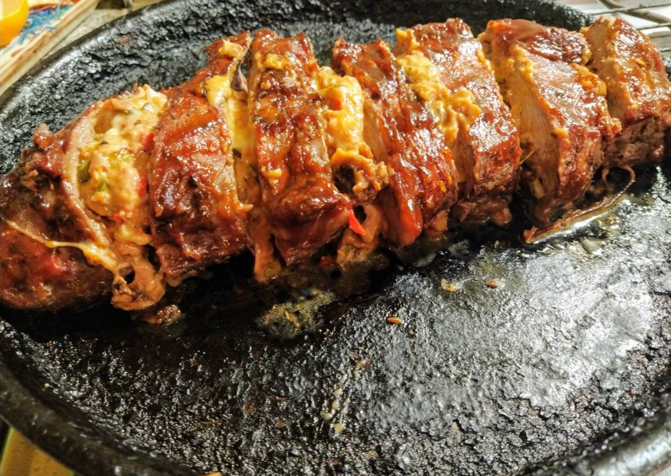 Colita de cuadril rellena