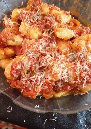Una foto de Ñoquis caseros de papa