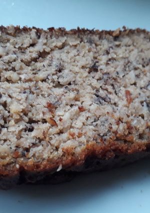A picture of No added sugar banana cake.