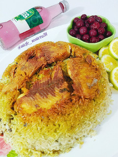 عکسی از دستور ته چین ماهی مخصوص