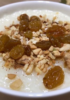 صورة لوصفة رز بالحليب أو بحتية