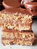 Alfajores rellenos de ganache