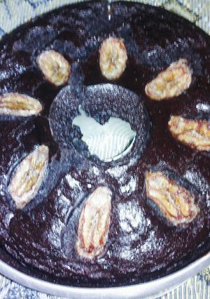 Foto resep CAKE COKLAT PISANG eggless
