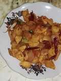 Ubi kentang goreng indian style (potato varuval)