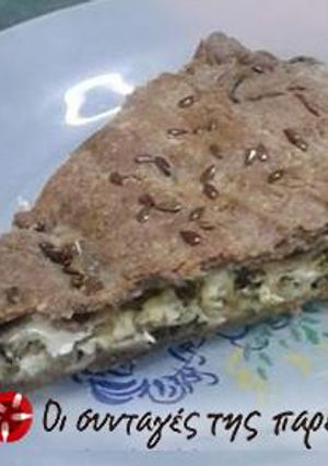 Φωτογραφία της συνταγής Πίτα φαγόπυρου με σπανάκι και τυριά χωρίς γλουτένη