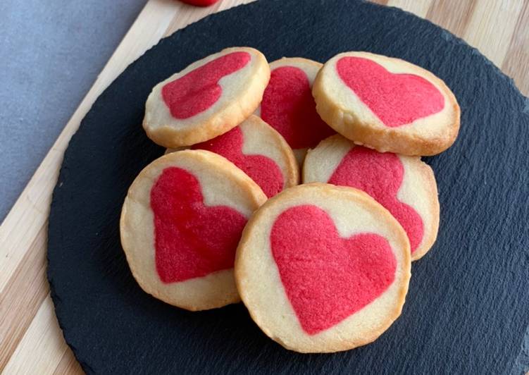 Steps to Prepare Perfect Vanilla Heart Cookies