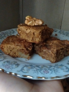 Una foto de Blondies de manzana y canela🍁🍂