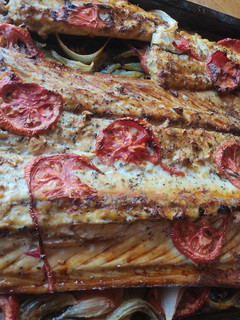 Una foto de Pescado al horno fácil