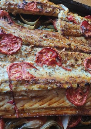 Una foto de Pescado al horno fácil
