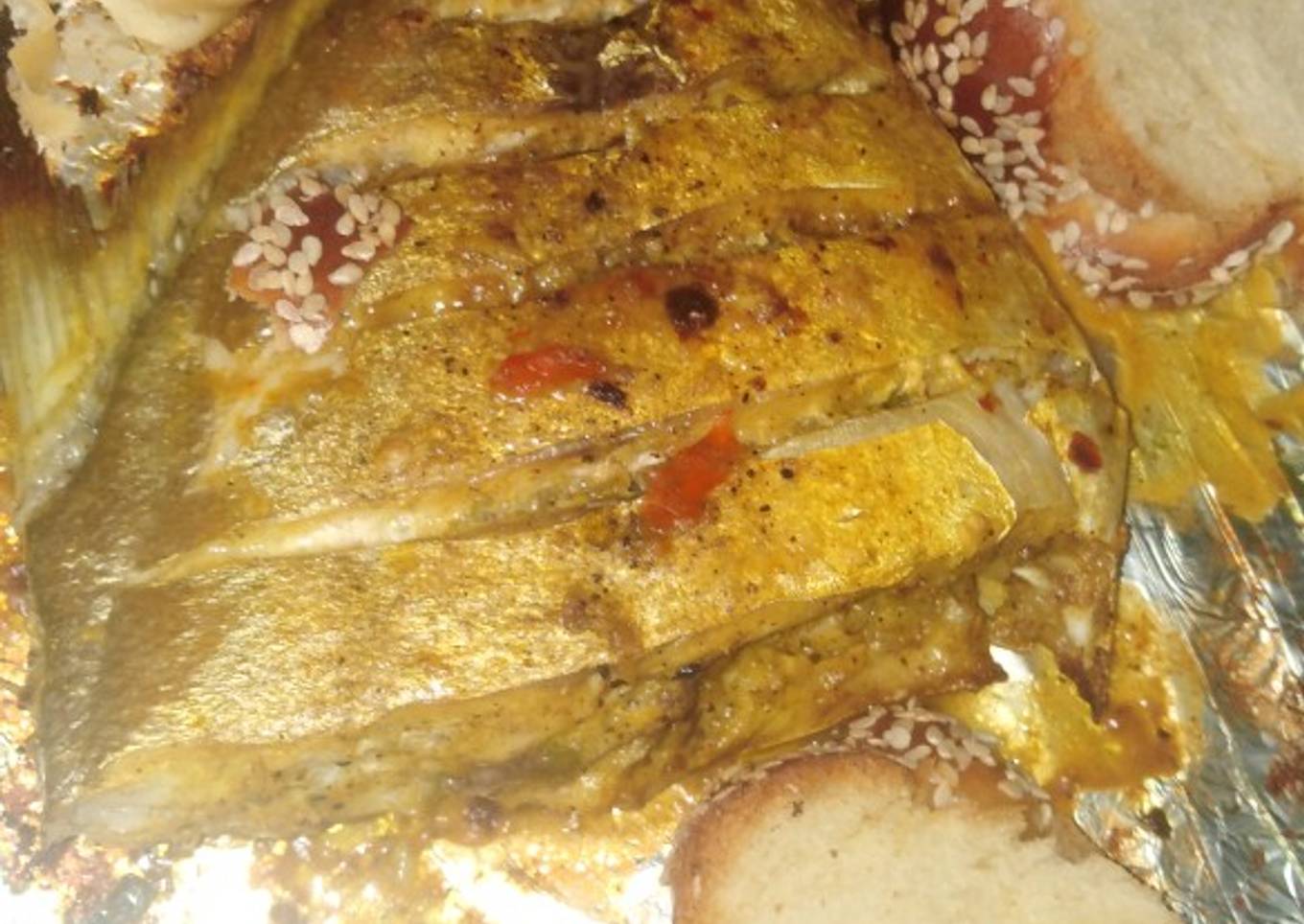 Baked fish#endyearchallenge