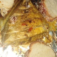A picture of Baked fish#endyearchallenge.