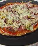 Pizza de base de coliflor