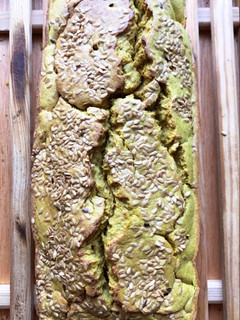 Una foto de Pan de plátano macho