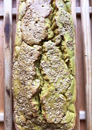 Una foto de Pan de plátano macho