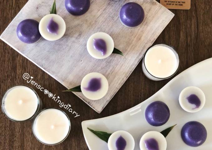 Easiest Way to Make Super Quick Homemade Talam Ubi Ungu (Sweet Purple Yam Talam Cake)
