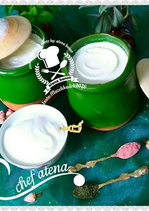 عکسی از دستور ماست خامه ای خونگی آتنا
