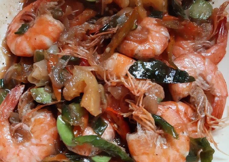 Tumis Udang Pete