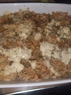 A picture of Chicken cheese spaghetti.
