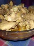 Ayam kuah kecap (mirip ayam di mie ayam)