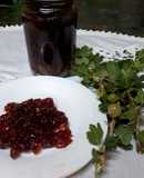 Mermelada de grosella verde o uva espina