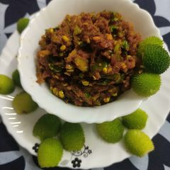 A picture of Spiny Gourd Sabji.