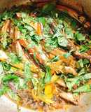 Cá kèo kho rau răm