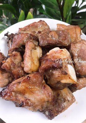Hình của món Sườn nướng mật ong.