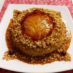 Flan pudding A picture of Flan pudding.