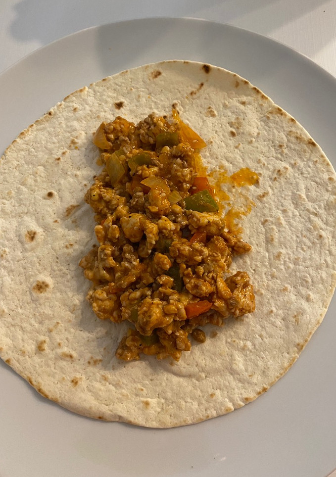 Una foto de Fajita pollo picante