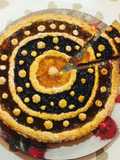 Crostata tricolore