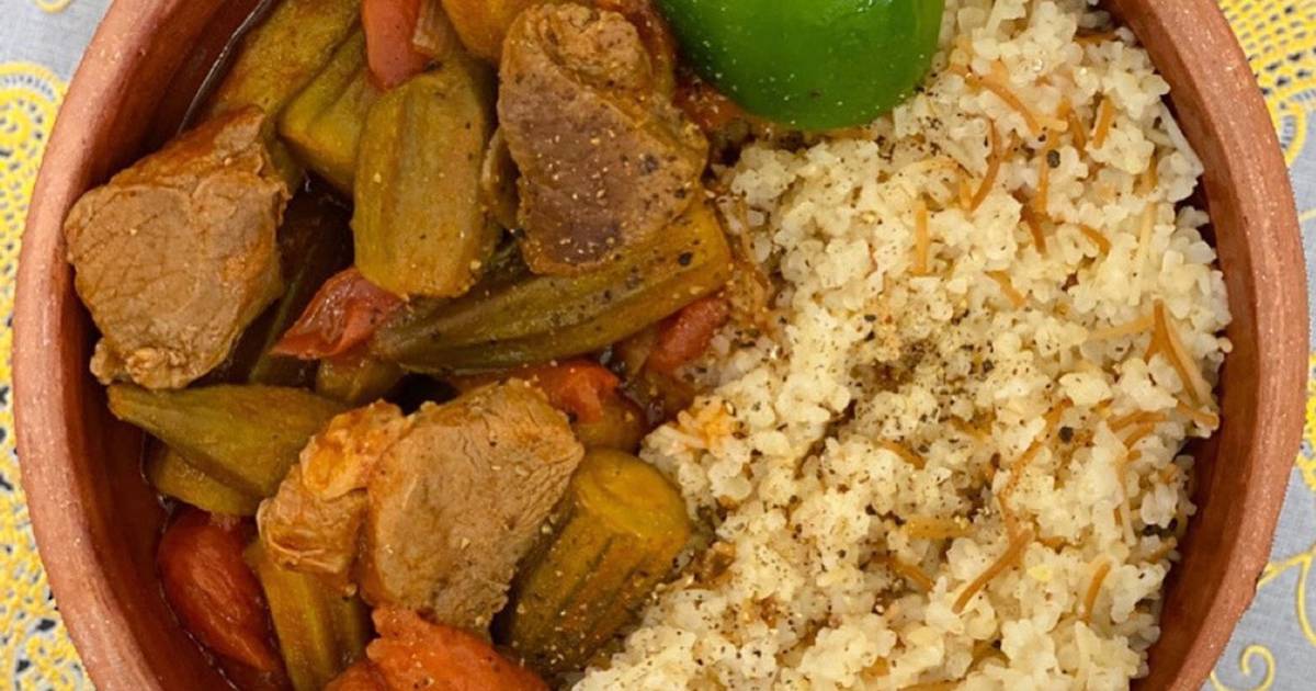 طريقة عمل بامية يابسه - 106 وصفة سهلة وسريعة - كوكباد