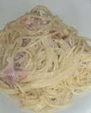 Pasta a la Carbonara casera