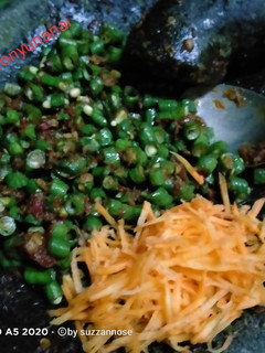 Foto resep 67) sambal kencur kacang panjang wortel