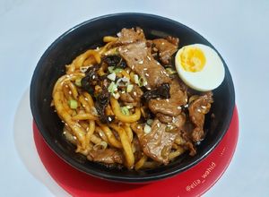 Foto resep Beef Stir-Fry Udon
