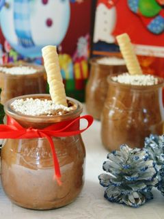 Una foto de Mousse de Chocolate con Baileys