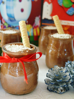 Una foto de Mousse de Chocolate con Baileys