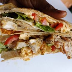 A picture of Chicken wrap.