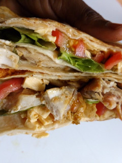 A picture of Chicken wrap.