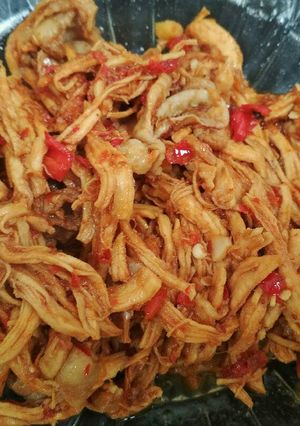 Foto resep Ayam Suwir Pedas Manis