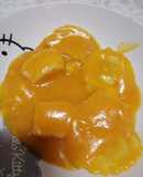 Crema de calabaza con raviolis (Thermomix)