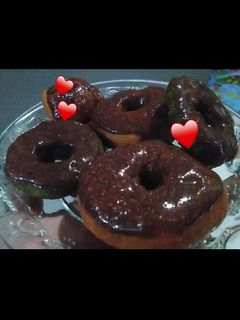Foto resep 27. Donat Mini no telur (Pandan&Original) topping Chocolatos