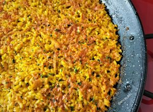 Foto principal de Paella de bacalao y coliflor
