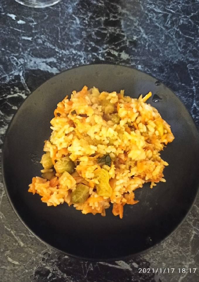 Рис с овощами