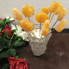 A picture of Orange candies.