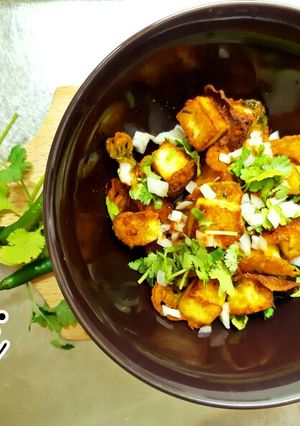 A picture of Crunchy Paneer Bites.