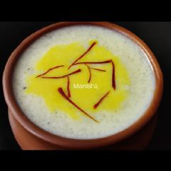 A picture of Kesari Phirni.