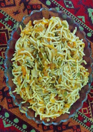 صورة لوصفة معكرونة بالبندورة